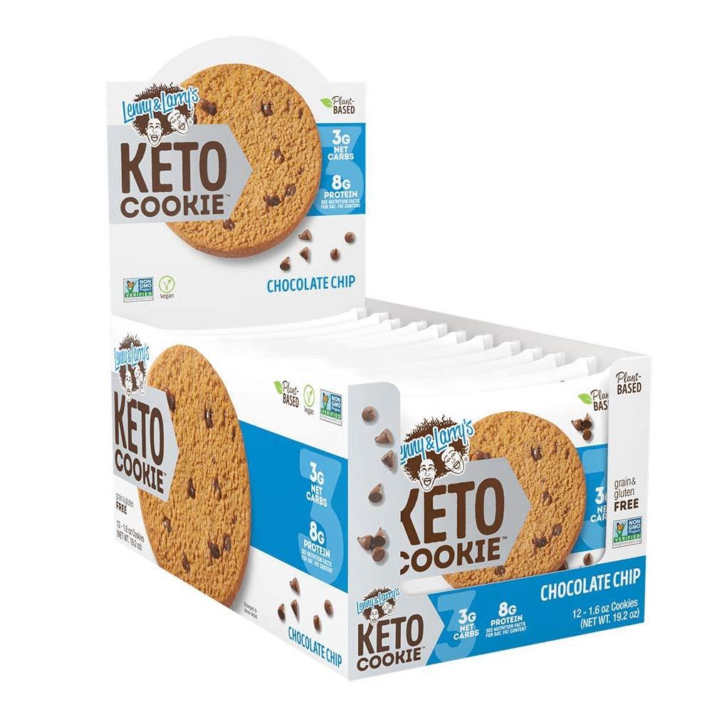 Lenny Larry's Keto Cookies 12/box Foods Juices Lenny & Larry's Chocolate Chip  (4283187134507)
