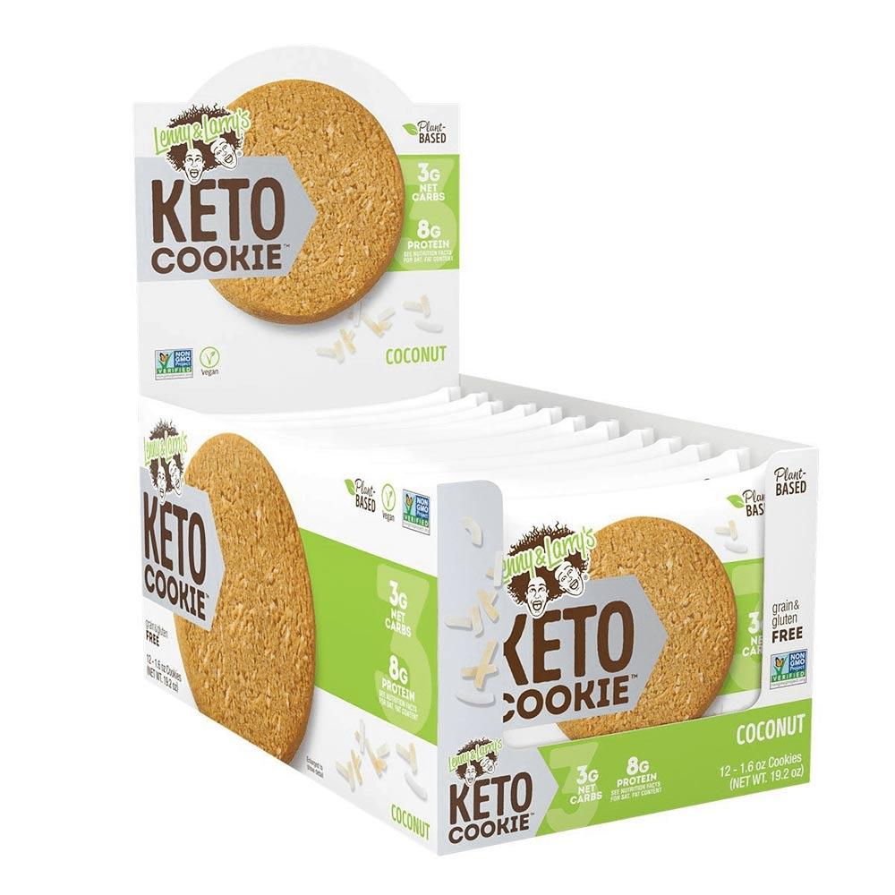 Lenny Larry's Keto Cookies 12/box Foods Juices Lenny & Larry's Coconut  (4283187134507)