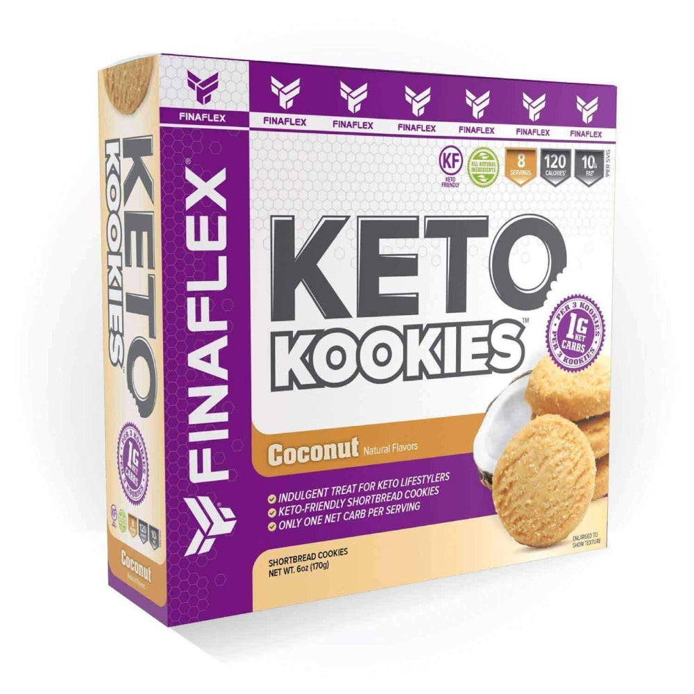 Finaflex Keto Cookies 6oz Foods Juices Finaflex Coconut  (1869167820843)