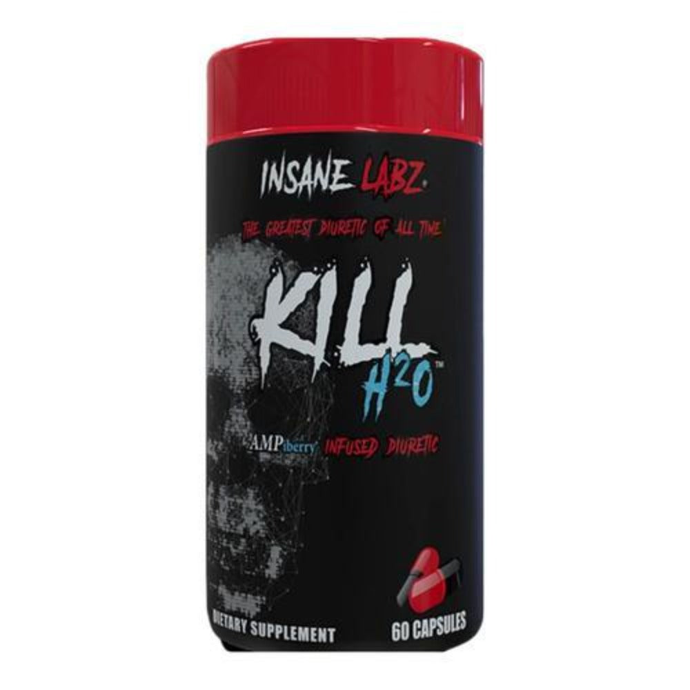 Insane Labz Insane Kill H20 60 Capsules Fat Burner Insane Labz  (4487214006337)