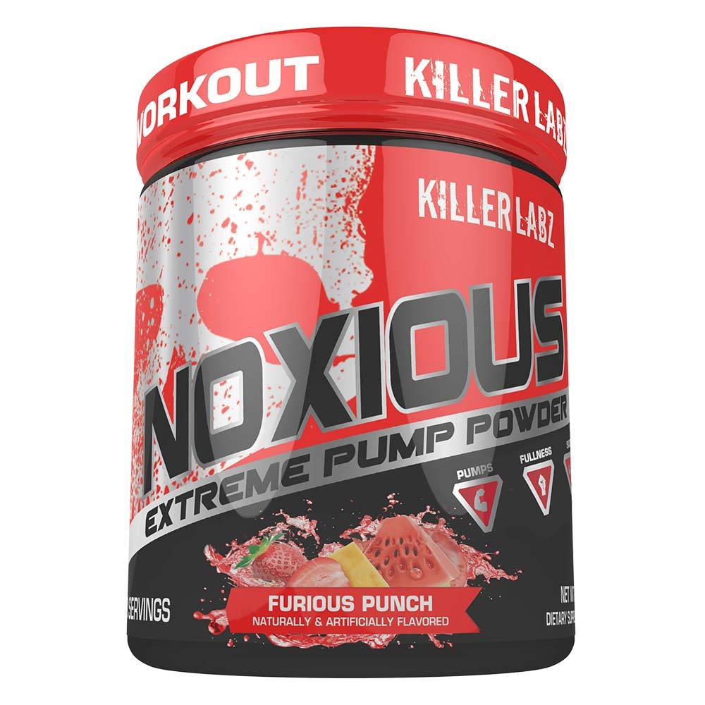 KILLER LABZ NOXIOUS 240G Nitric Oxide Killer Labz FURIOUS PUNCH  (1581229506603)