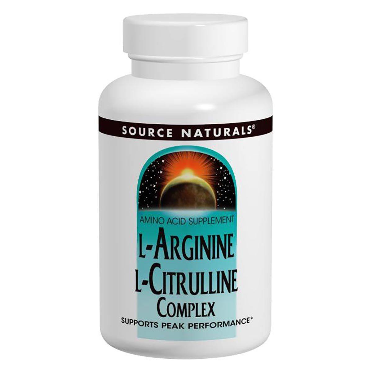 Source Naturals L-Arginine/L-Citrulline Complex 1000mg 240 Tabs Amino Acids Source Naturals  (1058106441771)
