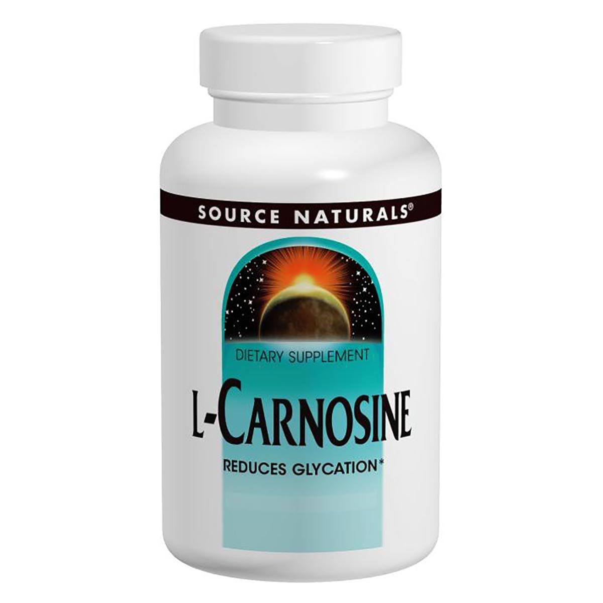 Source Naturals L-Carnosine 500mg 30 Tabs Amino Acids Source Naturals  (1059025780779)