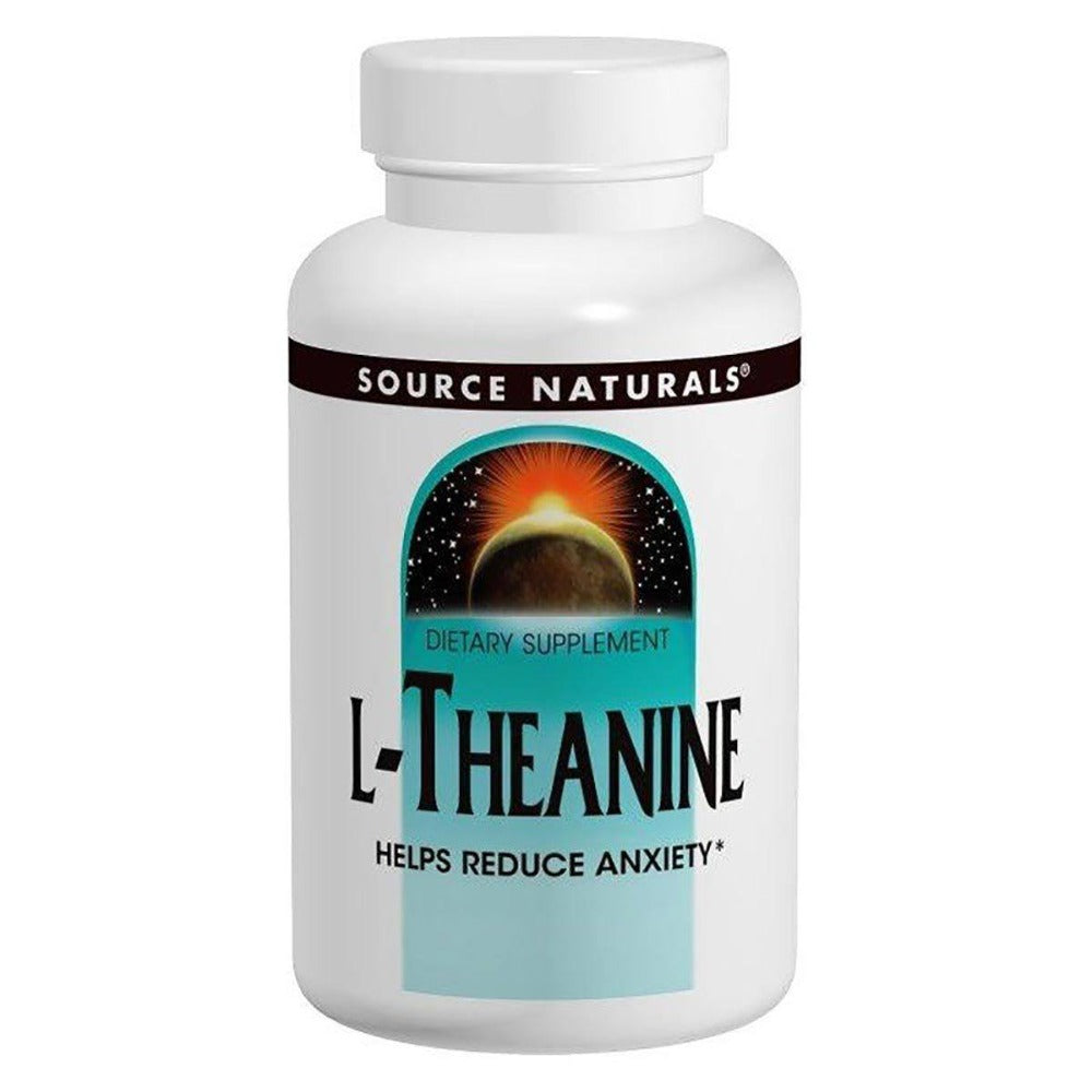 Source Naturals L-Theanine 200mg 30 Caps Amino Acids Source Naturals  (1058182135851)