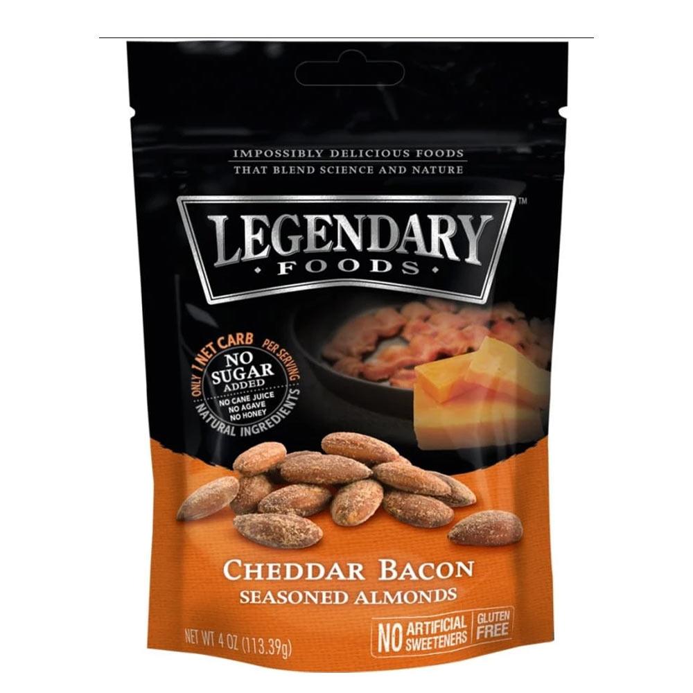 Legendary Almonds 4oz Foods Juices Legendary Cheddar Bacon  (1825192017963)