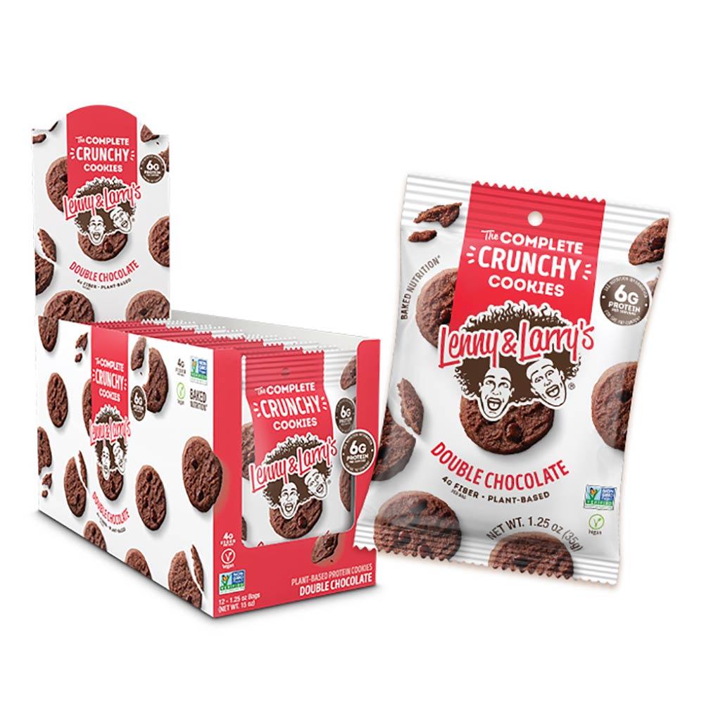 Lenny and Larry's Crunchy Cookies 12/Box Foods Juices Lenny & Larry's Double Chocolate  (4560046194753)