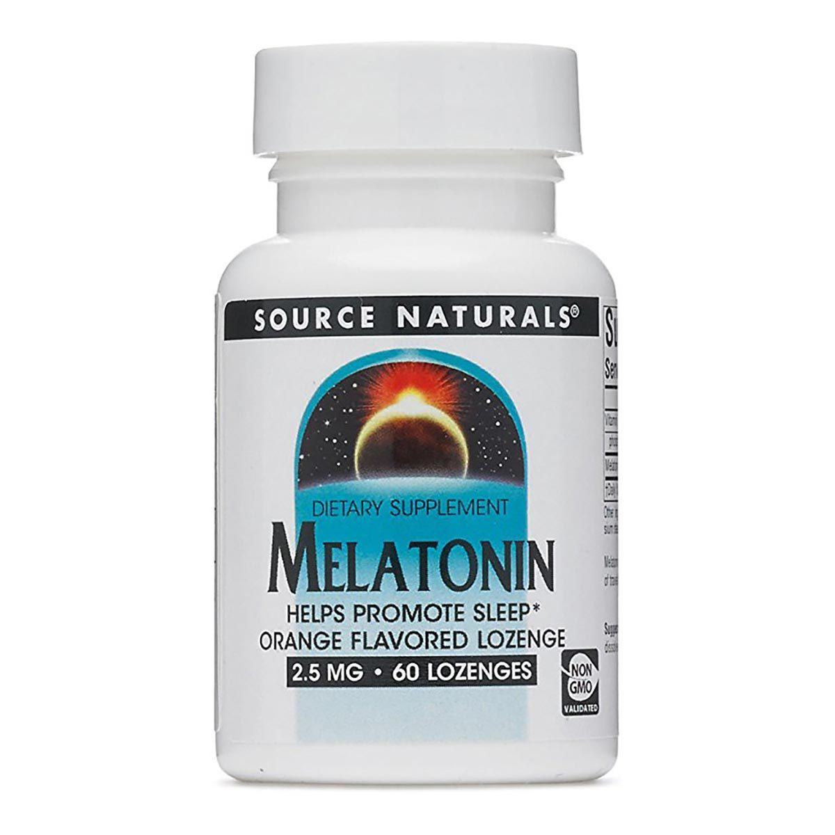Source Naturals Melatonin 2.5mg Orange Sublingual 60 Tablets Other Supplements Source Naturals  (1057948401707)