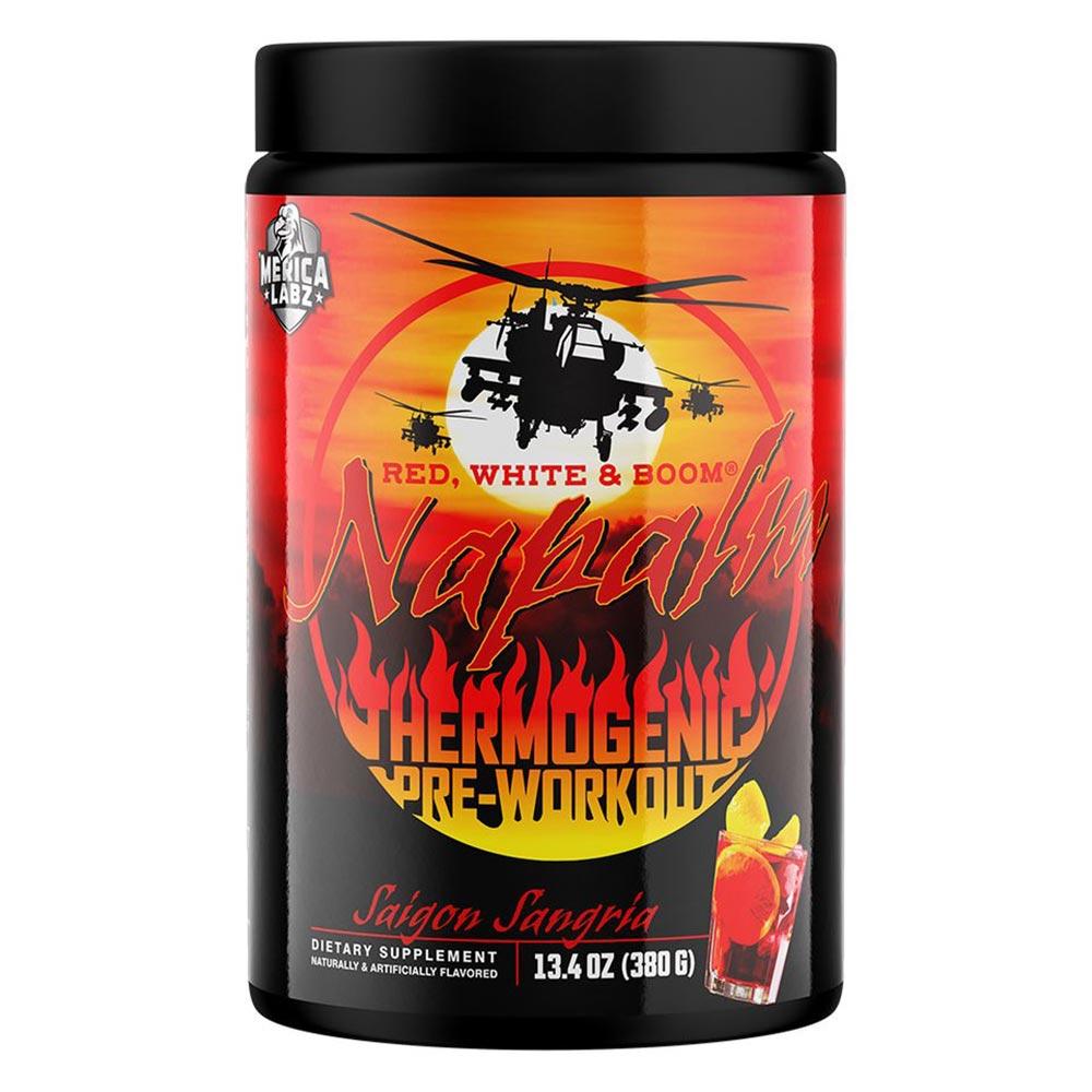 Merica Labz Red, White & Boom Napalm 20/sv Pre-Workouts 'Merica Labz Saigon Sangria 