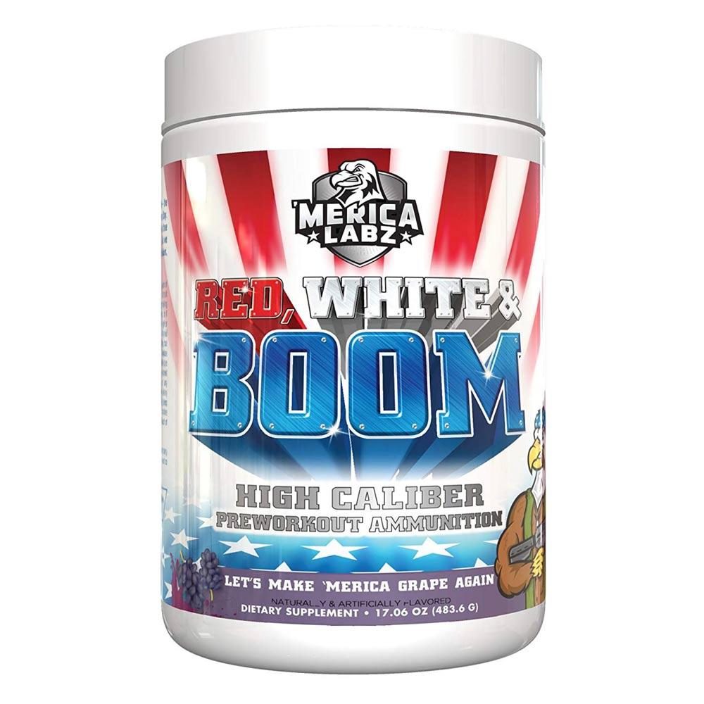 Merica Labz Red, White, & Boom High Caliber Pre-Workout Sports Performance Recovery 'Merica Labz Let's Make 'Merica Grape Again  (1749826469931)