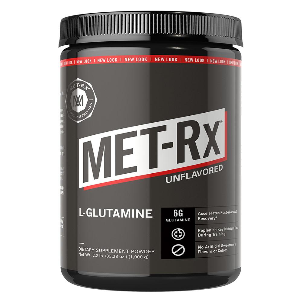 Met-RX L-Glutamine 2.2LB Sports Performance Recovery Met-Rx  (1708836913195)