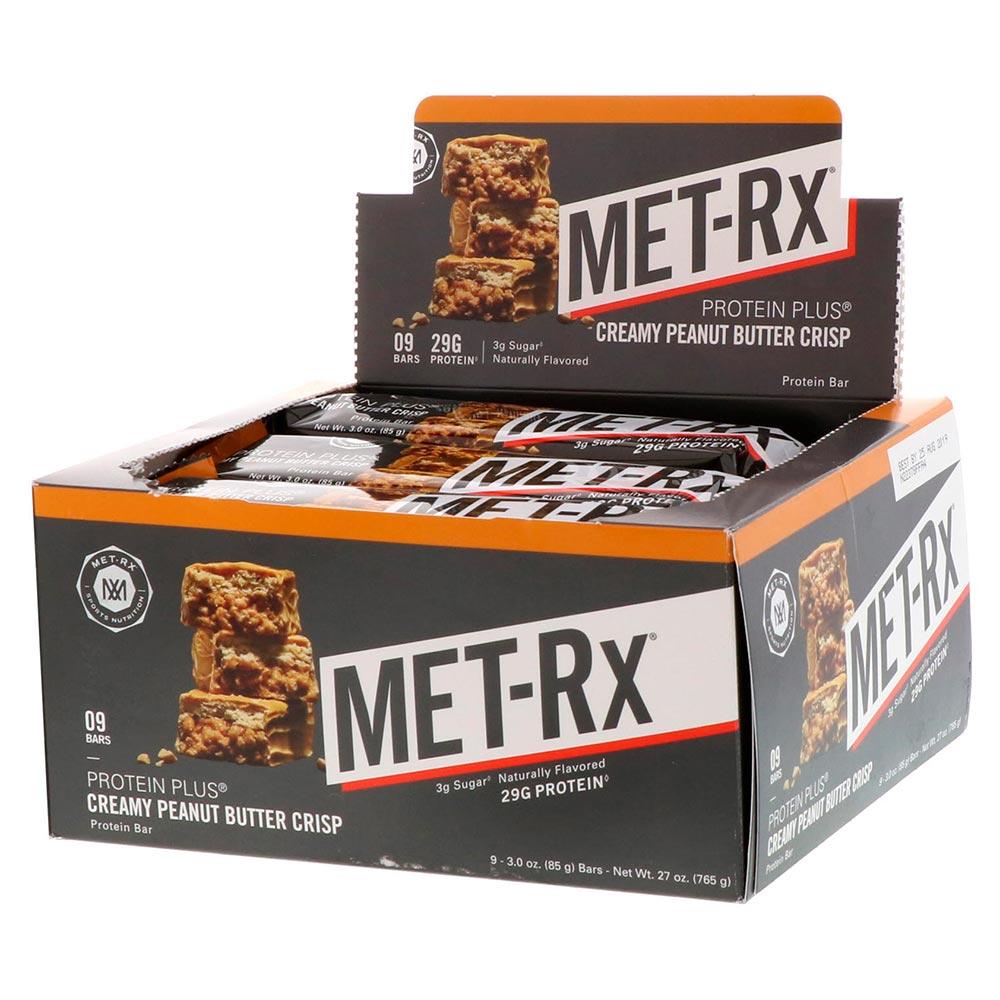 Met-Rx Protein Plus Bar 9/Box Bars Met-Rx PB CRISP  (1652174618667)
