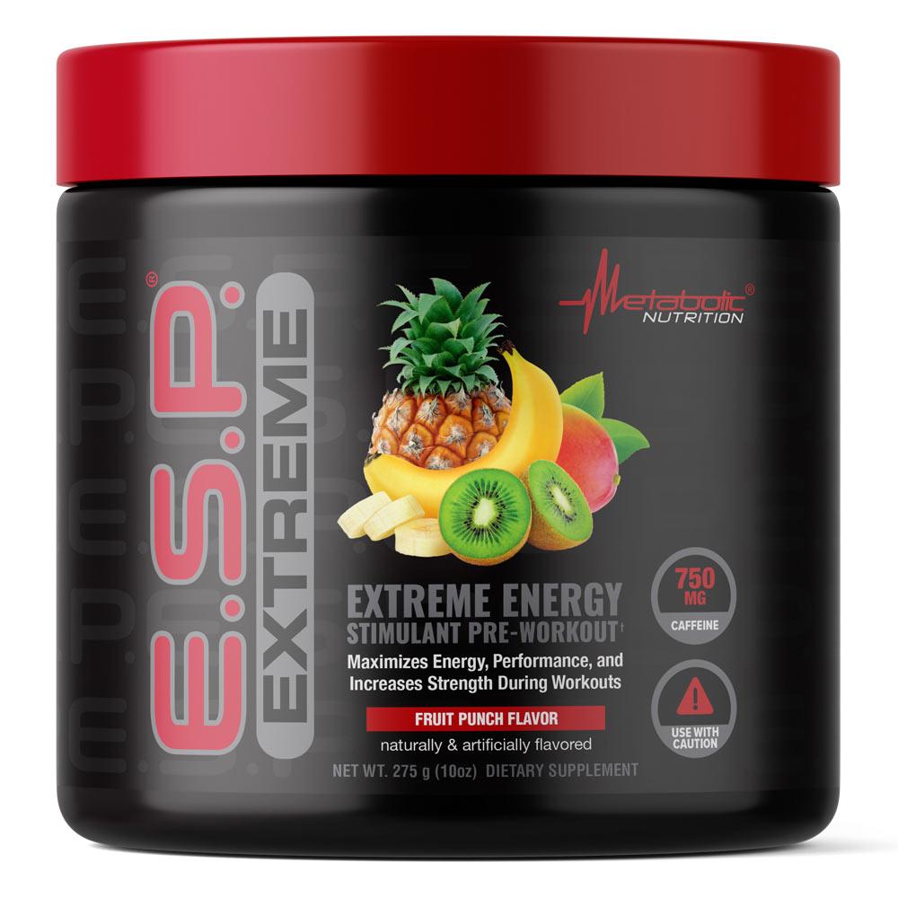 Metabolic Nutrition ESP Extreme 300 Grams Pre-workout Metabolic Nutrition Fruit Punch  (1059333668907)
