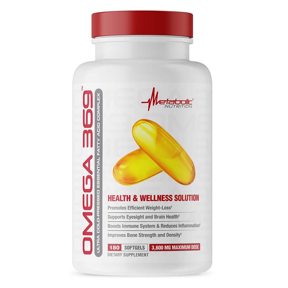 Metabolic Nutrition Omega 369 180 Softgels Essential Fatty Acids & - Oils Metabolic Nutrition  (1777825349675)