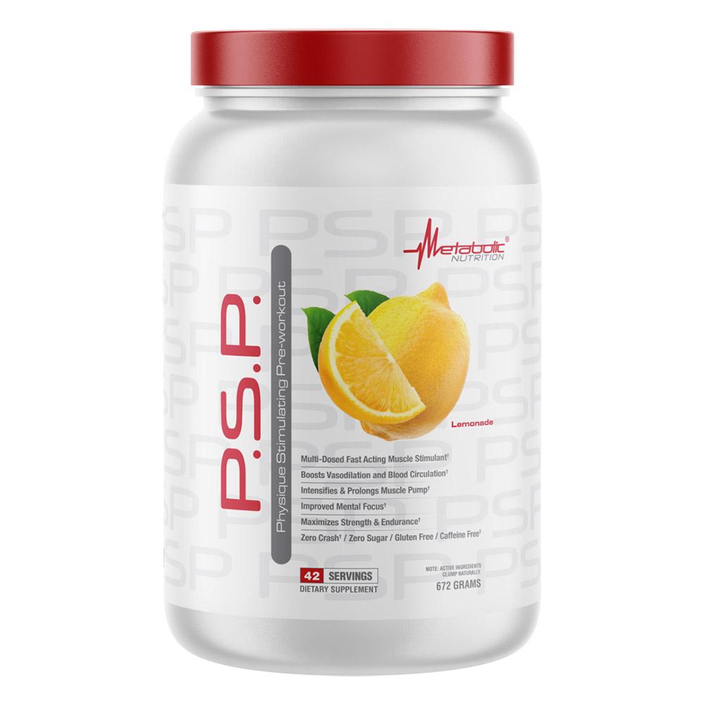 Metabolic Nutrition PSP 672g Nitric Oxide Metabolic Nutrition Lemonade 