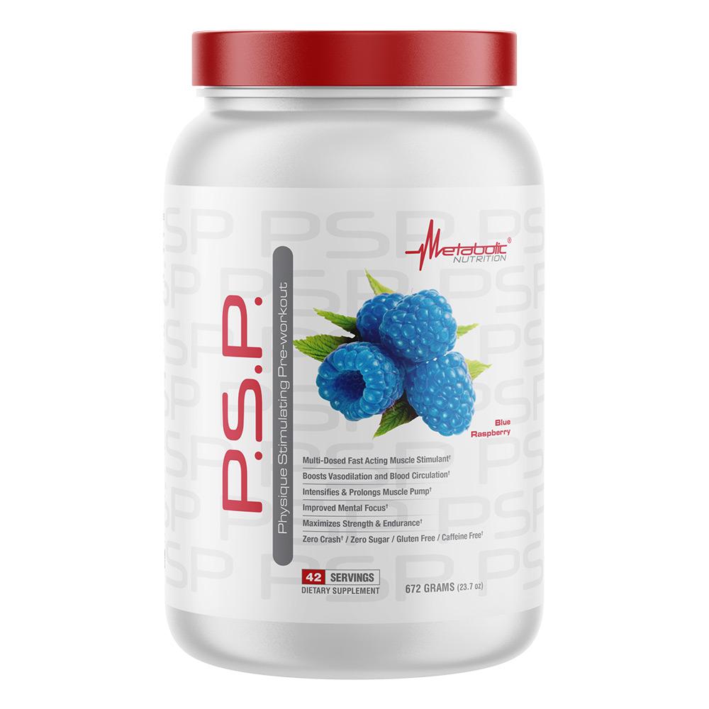 Metabolic Nutrition PSP 672g Nitric Oxide Metabolic Nutrition Blue Raspberry  (4612006019137)