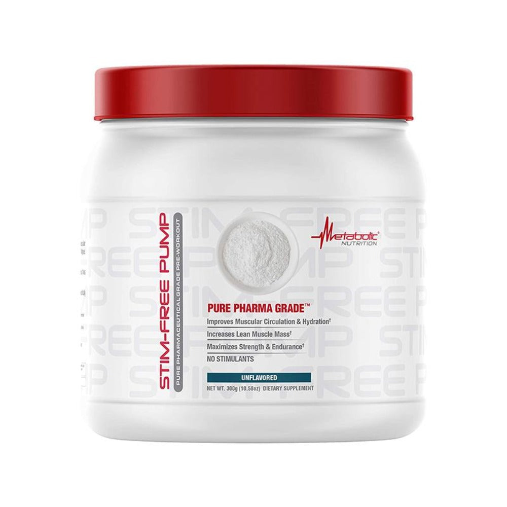 Metabolic Nutrition Stim Free Pre-Workout 300g Pre-Workouts Metabolic Nutrition 