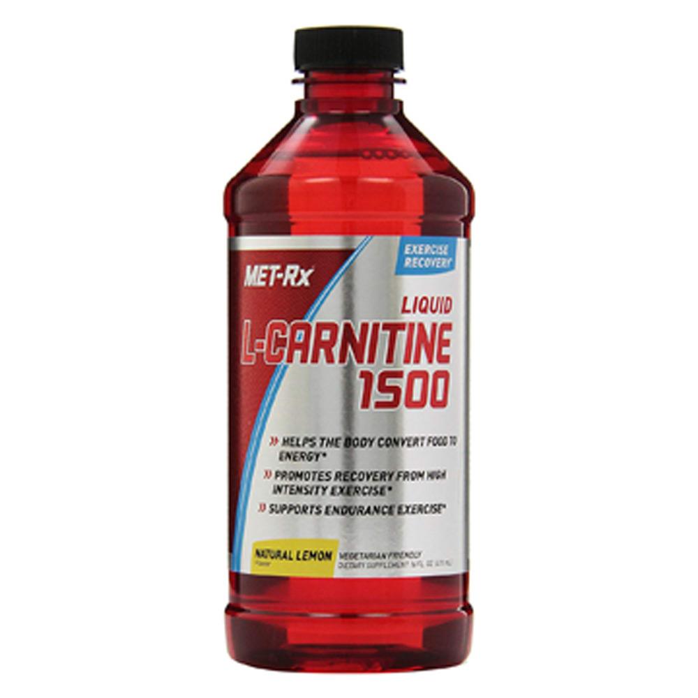 Met-RX L-Carnitine 1500 Lemon 16oz Fat Burner Met-Rx  (1712241541163)