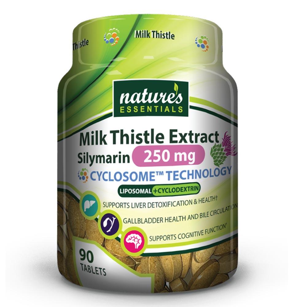 Nature's Essentials Milk Thistle Extract Silymarin 250mg 90 Tabs Specialty Health Products Nature's Essentials  (4166351945771)