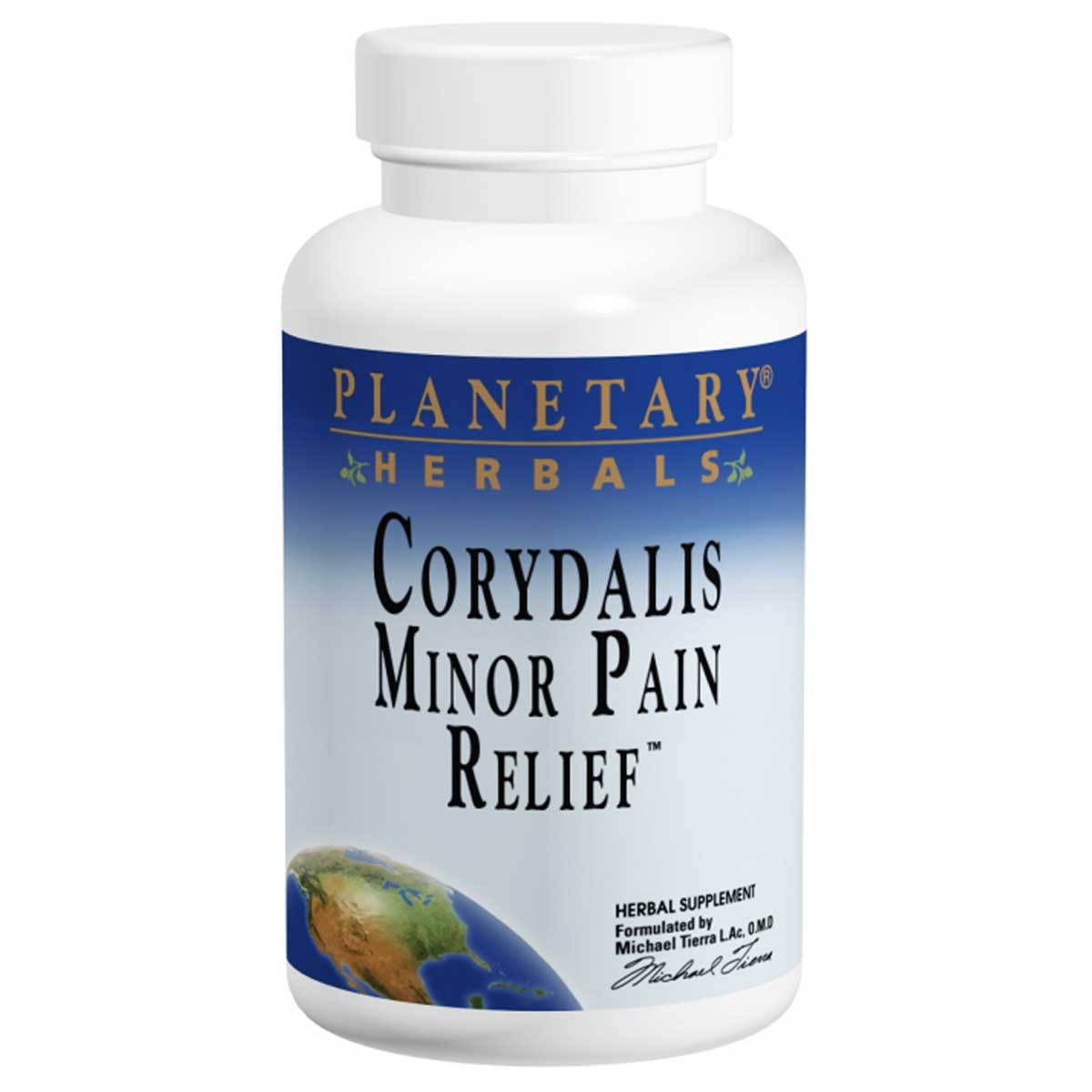 Planetary Herbals Minor Pain Relief 750mg 60 Tabs Herbs Planetary Herbals  (1059036004395)