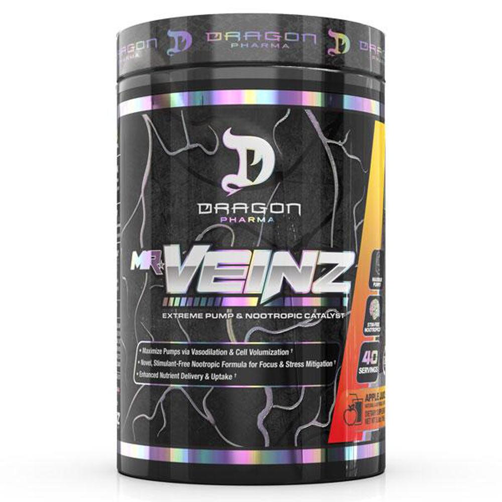 Dragon Pharma Mr Veinz 40/sv Nitric Oxide Dragon Pharma Apple Juice  (4495478423617)