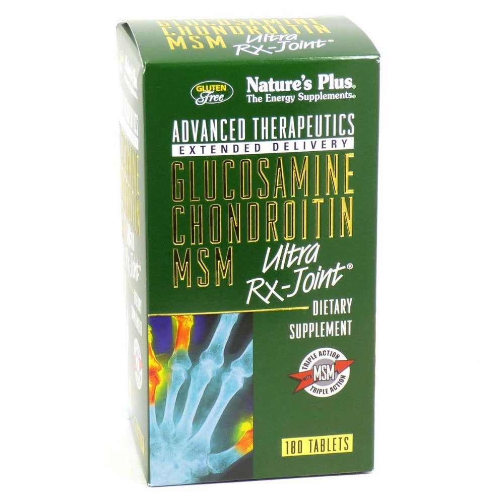 Nature's Plus Ultra Rx-Joint (Glucosamine/Chondroitin/MSM) 180 tabs Joint Aids Nature's Plus  (1057947779115)