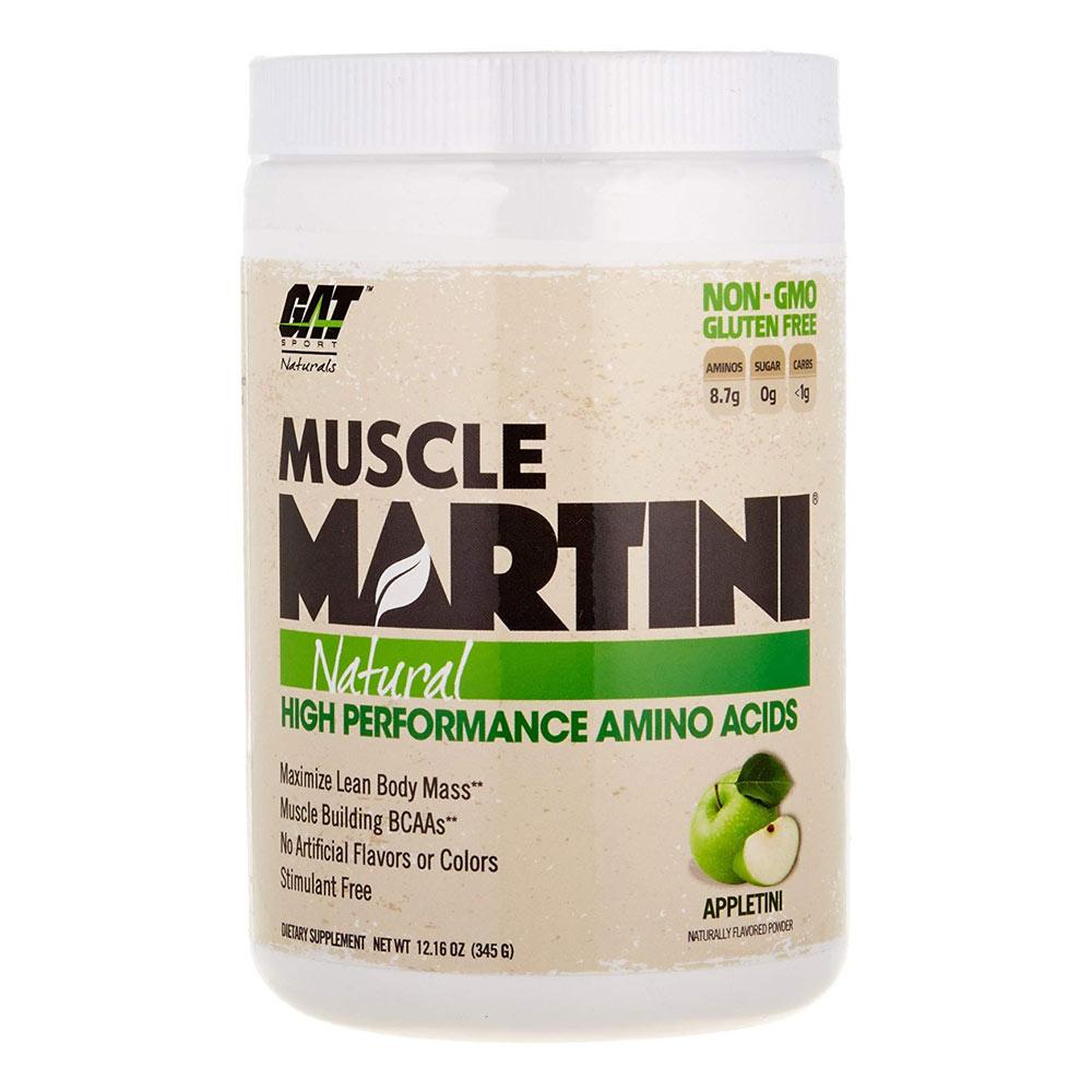 GAT Sport Muscle Martini 30 ServingsNatural High Performance Amino Acids Amino Acids GAT Appletini  (1812371111979)