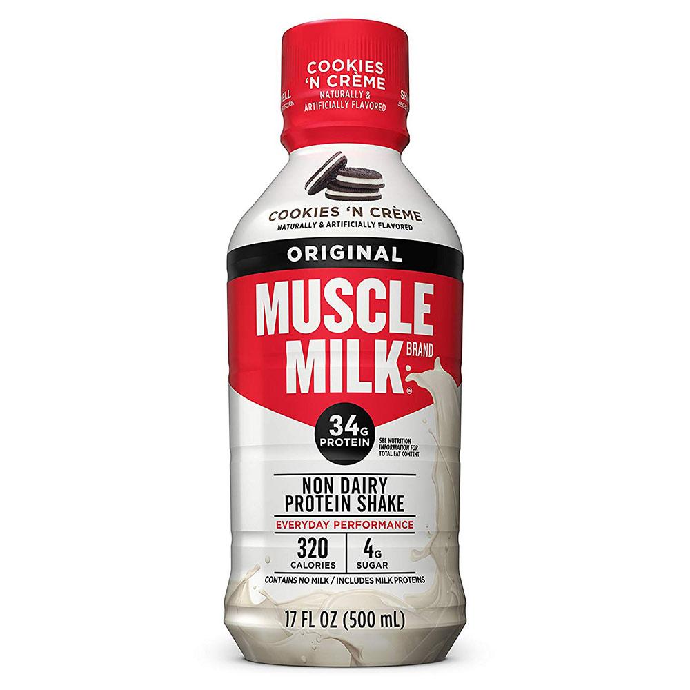 Muscle Milk RTD 17oz 12/Case Drinks CytoSport Cookies 'N Creme  (1556916666411)