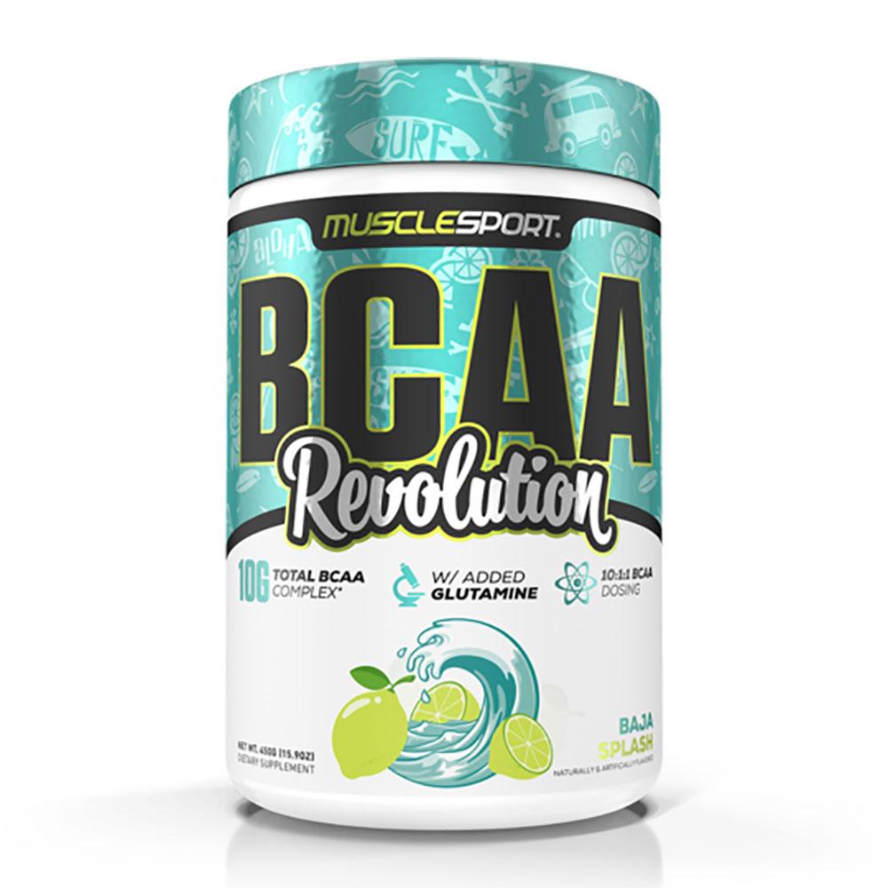 Muscle Sport BCAA Revolution 30 Servings Amino Acids Muscle Sport Baja Splash  (4380895969345)