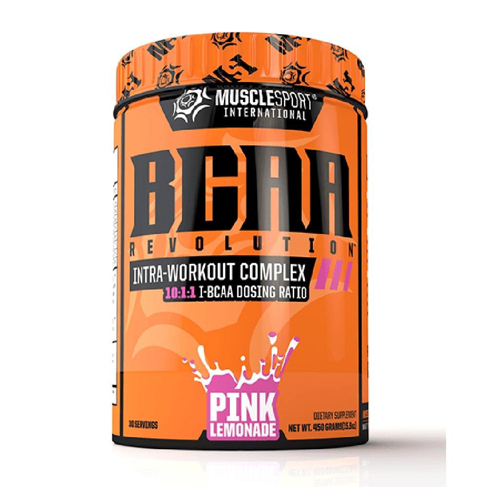 Muscle Sport BCAA Revolution 30 Servings Amino Acids Muscle Sport Pink Lemonade  (4380895969345)