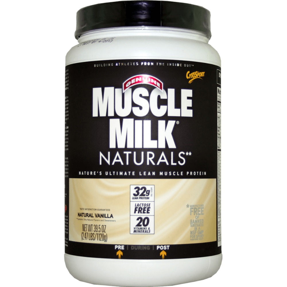 Muscle Milk Naturals 2.47 Lbs | CytoSport Protein CytoSport Vanilla  (1058015969323)