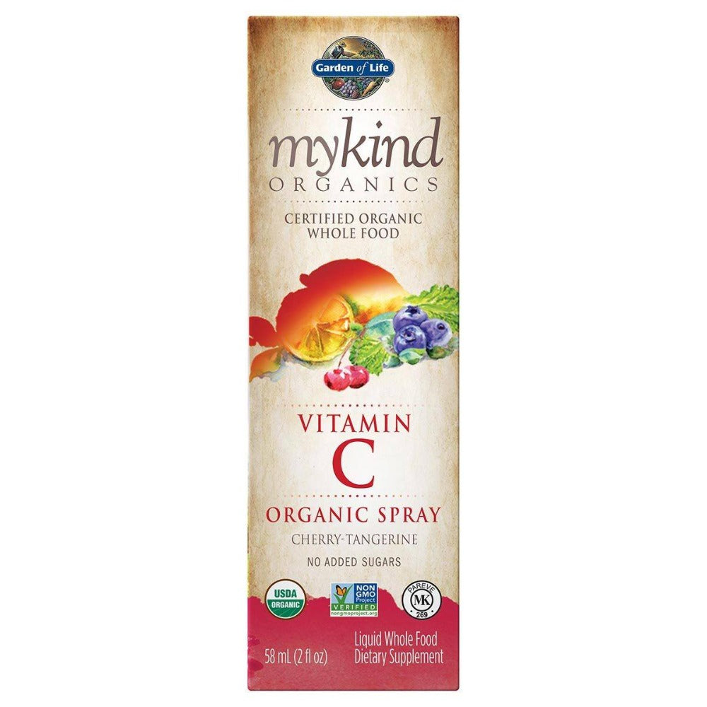 Garden of Life Kind Organics Organic C Cherry-Tangerine Spray 2 Oz Vitamins Garden of Life  (1059208495147)