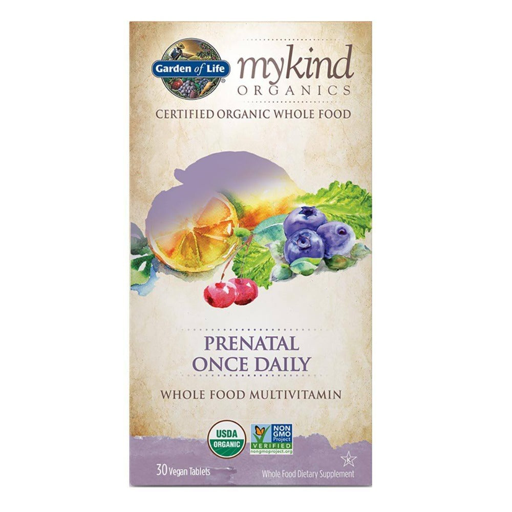Garden of Life Kind Organics Prenatal Once Daily Multi 30 Tabs Vitamins Garden of Life  (1059230122027)