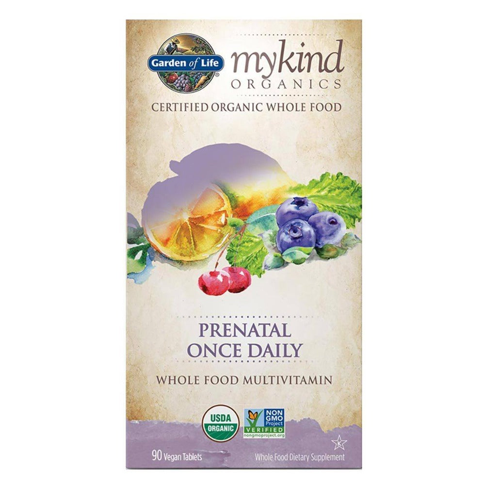Garden of Life My Kind Organics Prenatal Once Daily Multi 90 Tabs Vitamins Garden of Life  (1059230187563)