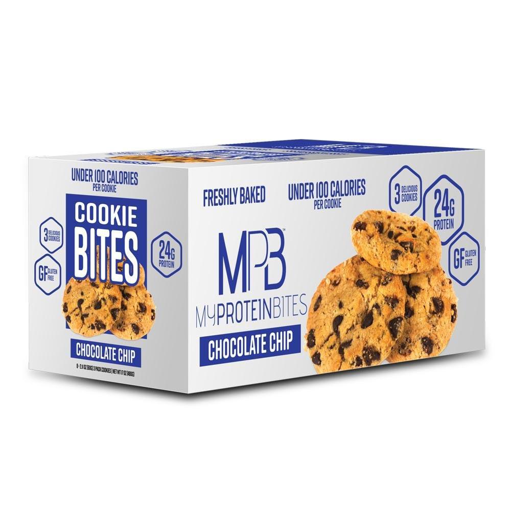 My Protein Bites Cookie Bites 8/Box Fat Burner MyProteinBites Chocolate Chip  (1746366300203)