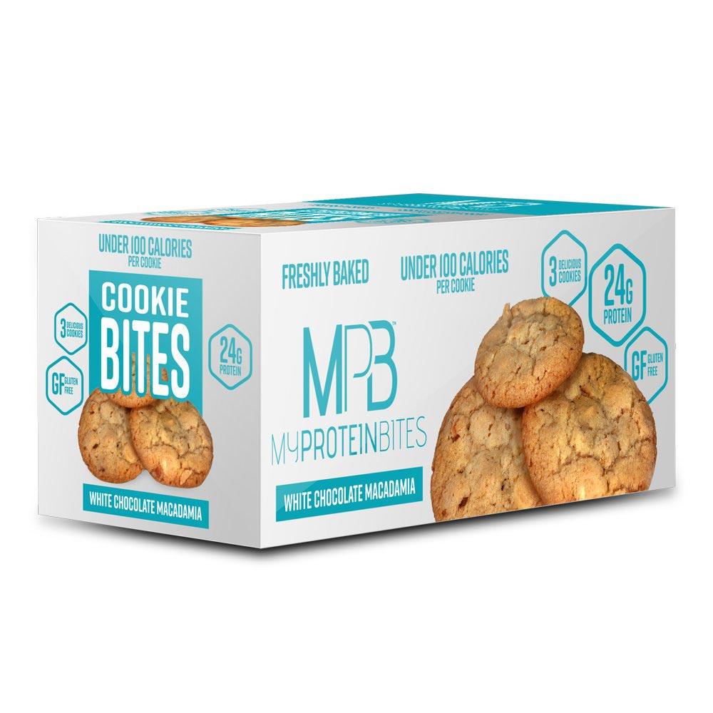 My Protein Bites Cookie Bites 8/Box Fat Burner MyProteinBites White Chocolate Macadamia Nut  (1746366300203)