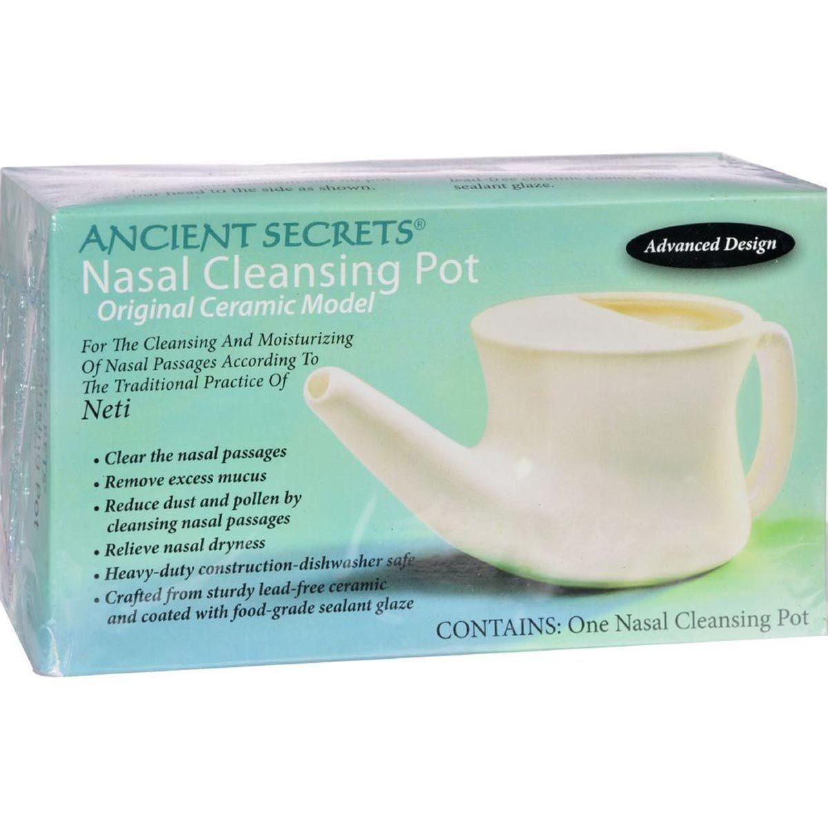 Ancient Secrets Nasal Cleansing Pot (NETI) 1 Unit Personal Care Ancient Secrets  (1058296168491)