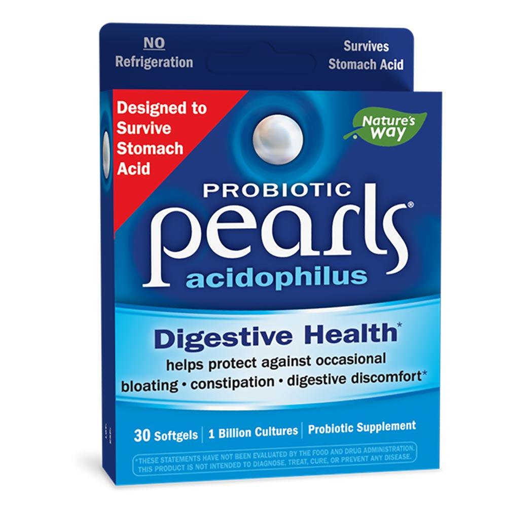 Nature's Way Acidophilus Pearls 30 Pearle Caps ( Prev. Enzymatic Therapy) Digestive Health / Probiotics Nature's Way 