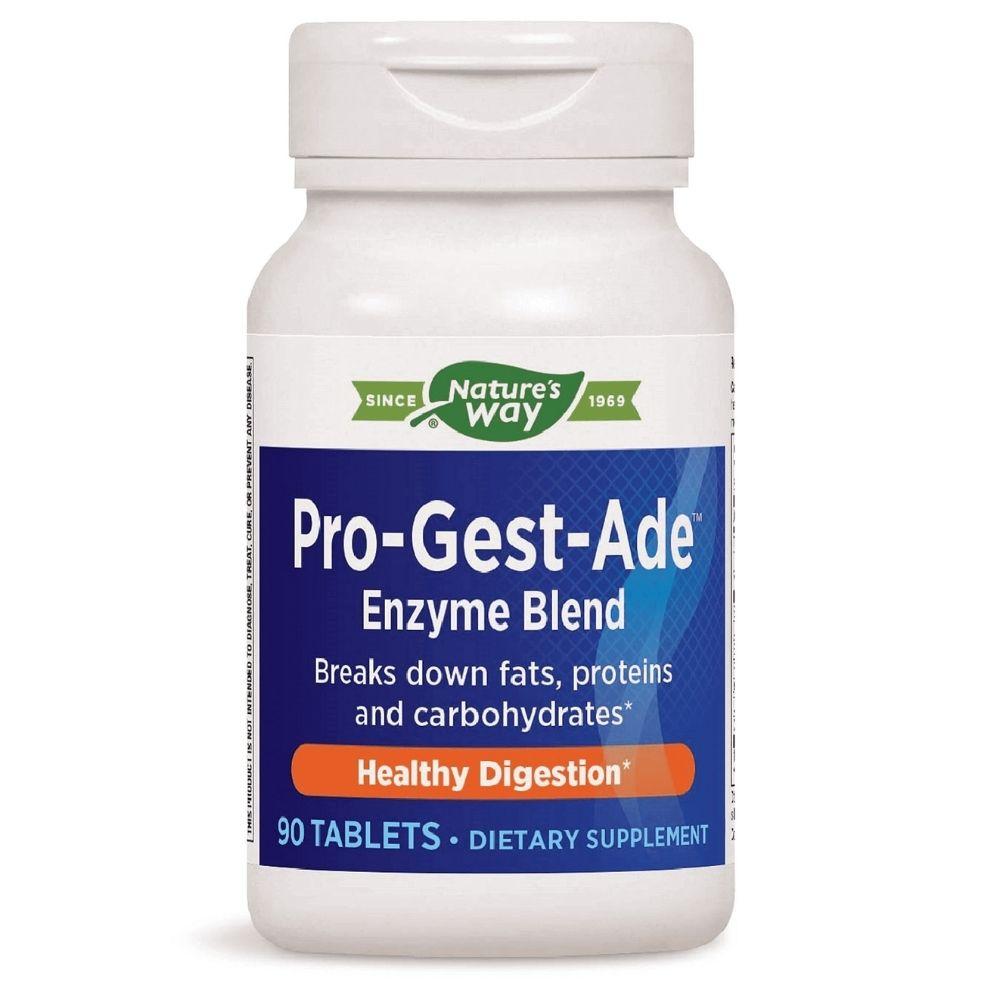 Nature's Way (previously Enzymatic Therapy) Pro-Gest-Ade 90 Tablets Digestive Health / Probiotics Nature's Way  (1057918386219)
