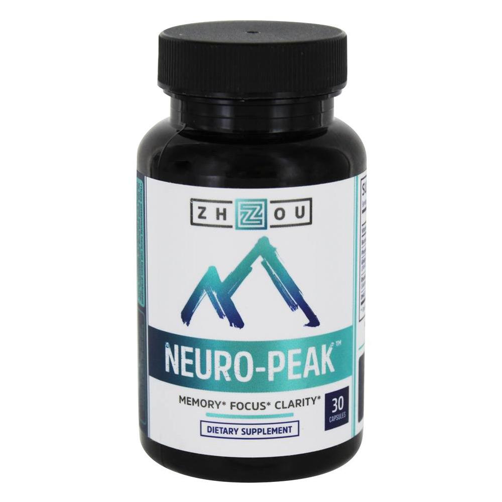 ZHOU Neuro-Peak 30 Capsules | Memory | Focus | Clarity Specialty Health Products ZHOU  (1812370030635)