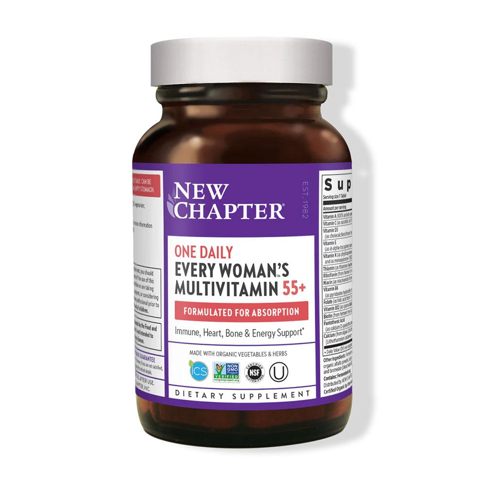 New Chapter One Daily Every Woman's Multi 55+ 72t Multi Vitamins New Chapter 