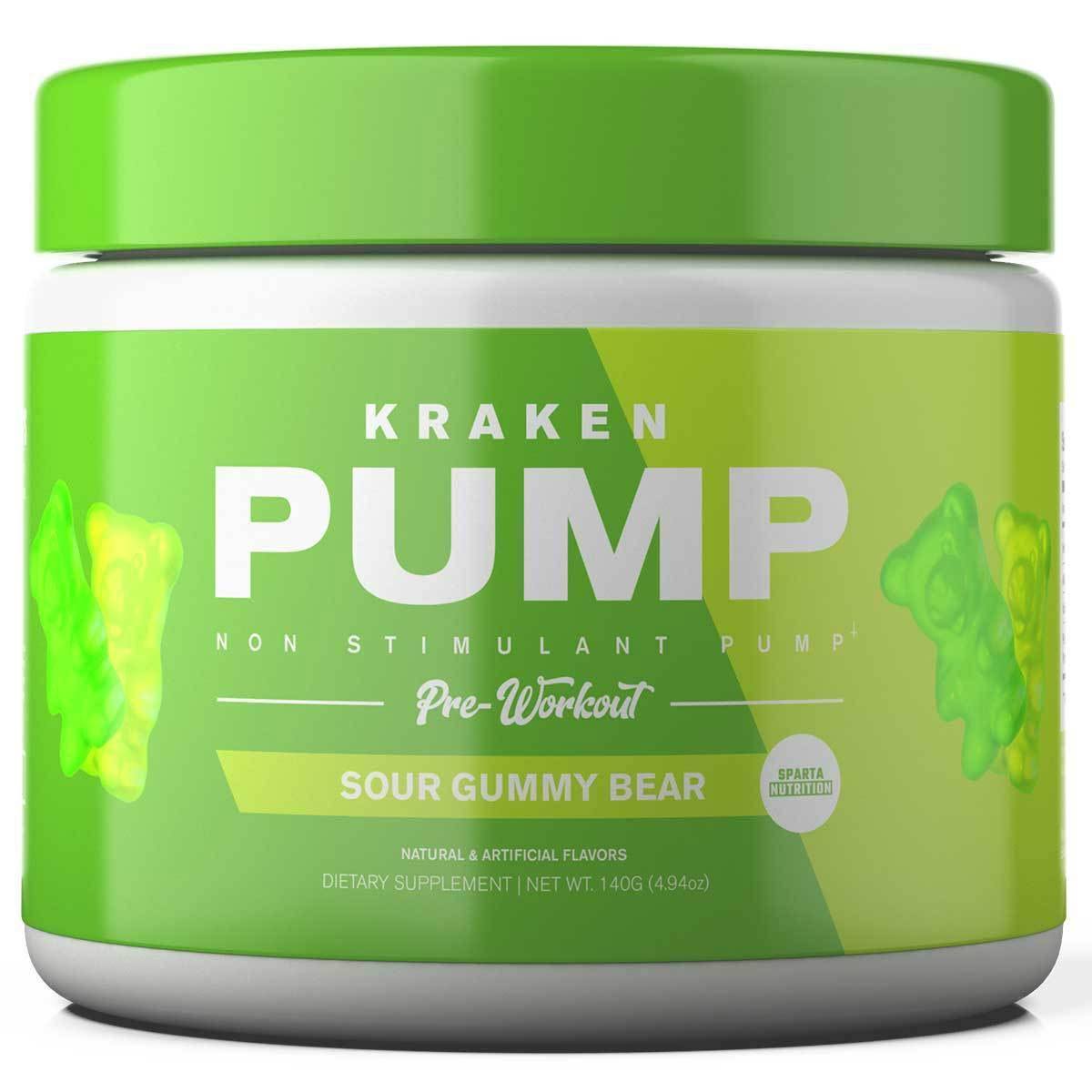 Sparta Nutrition Kraken Pump 40 Servings Pre-workout Sparta Nutrition Sour Gummy Bear  (1059317612587)