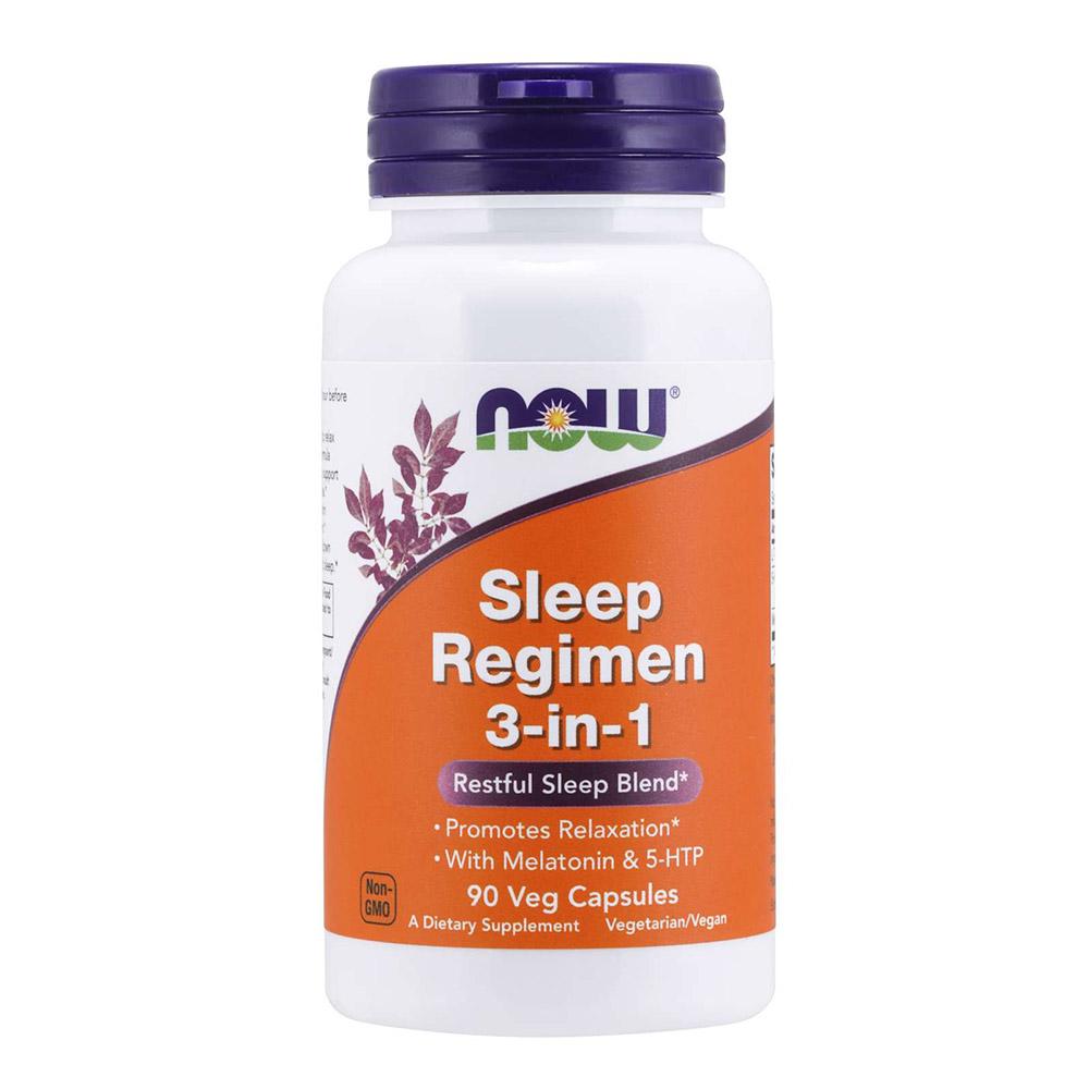 Now Foods Sleep Regimen 3-in-1 90vc Specialty Health Products Now Foods  (4553661415489)