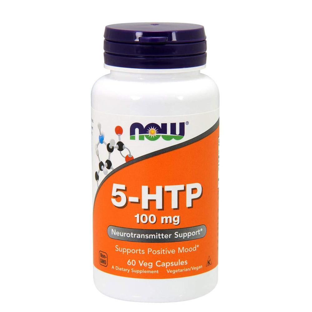 Now Foods 5-HTP 100mg 60 Capsules Other Supplements Now Foods  (1059125690411)