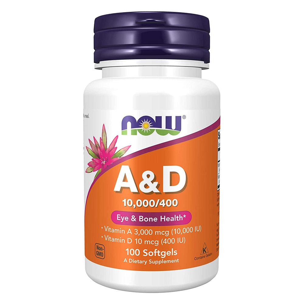 Now Foods A & D (10,000/400) Vitamins & Minerals Now Foods 