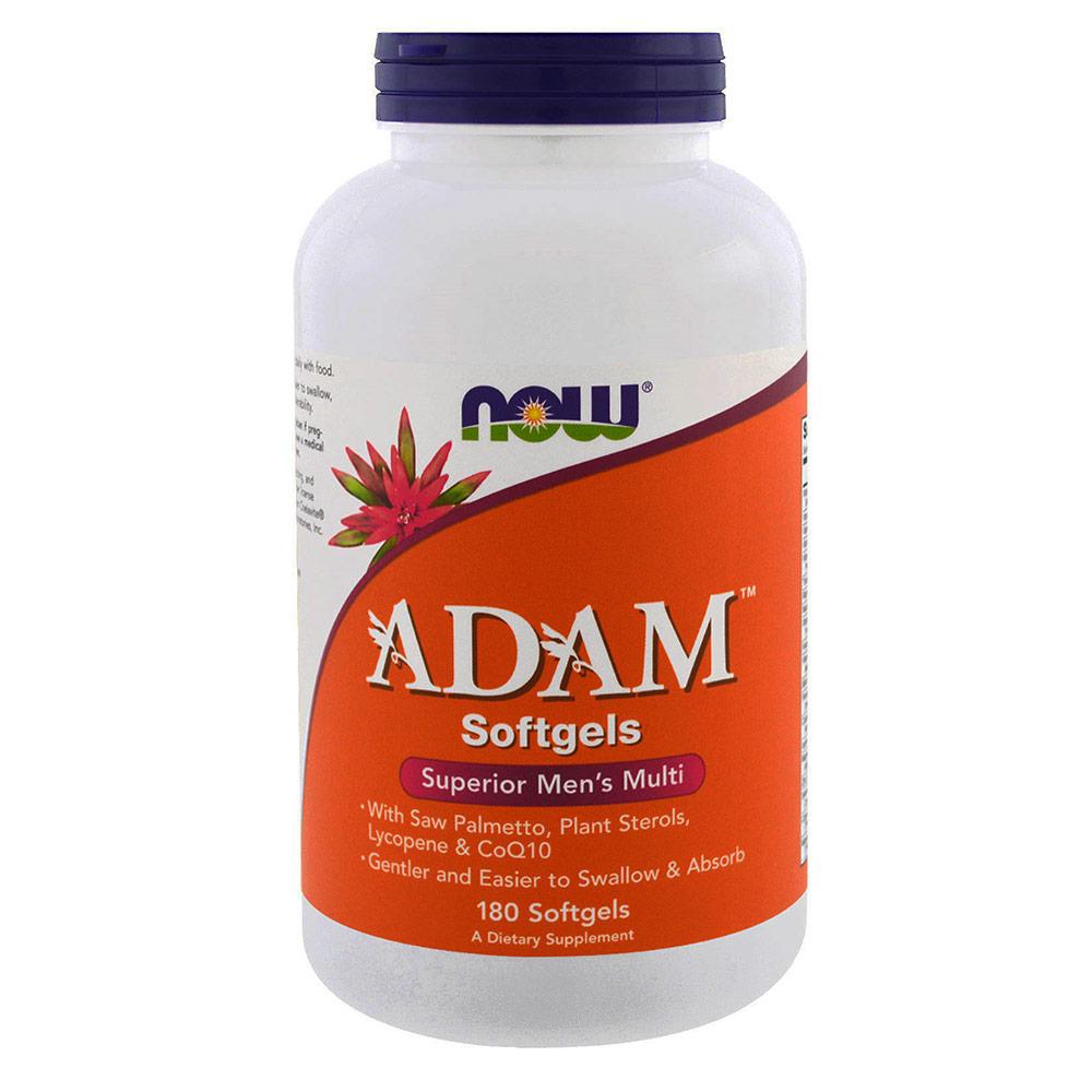 Now Foods Adam Male Multi 180 Softgels Vitamins Now Foods  (1059125821483)