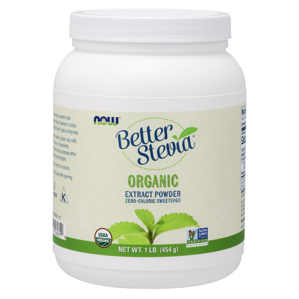 Now Foods Better Stevia Powder Organic 1 Lb Foods & Snacks Now Foods  (1059150659627)