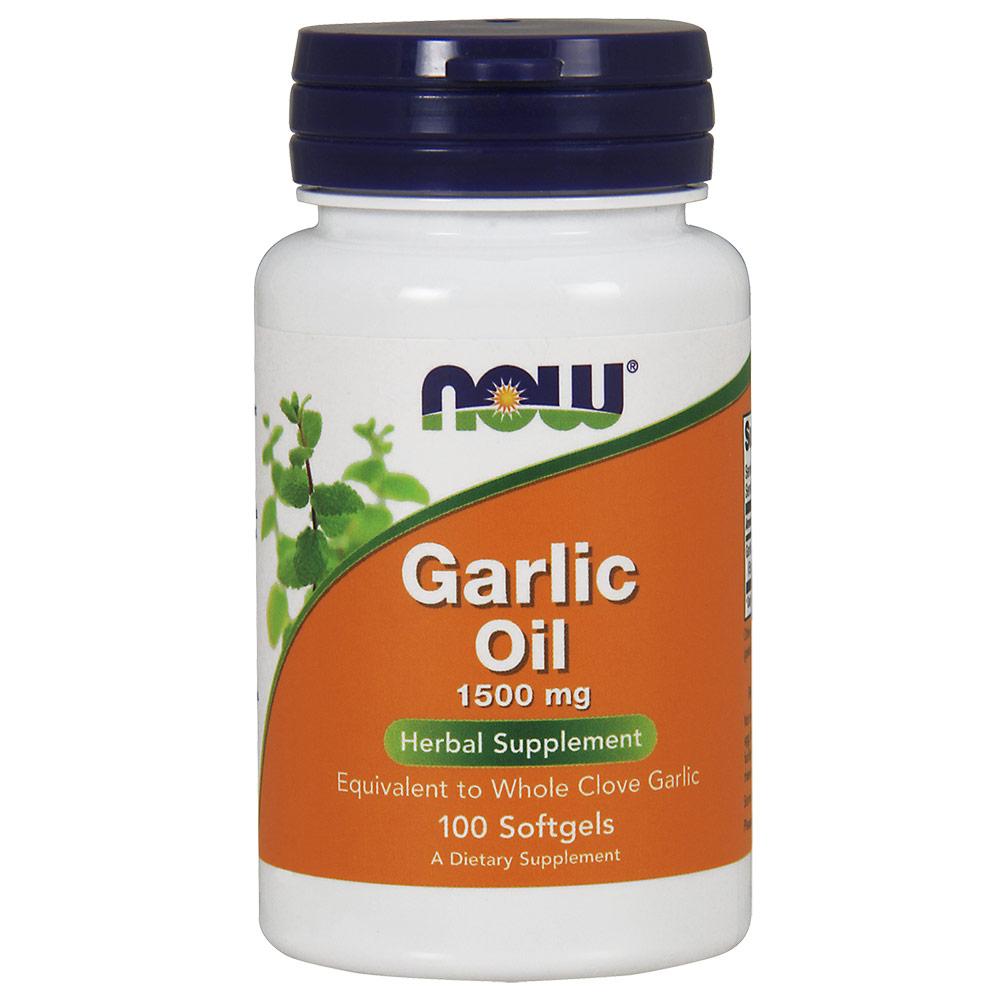 Now Foods Garlic Oil 1500 Mg 100 Softgels Now Foods  (1059151282219)