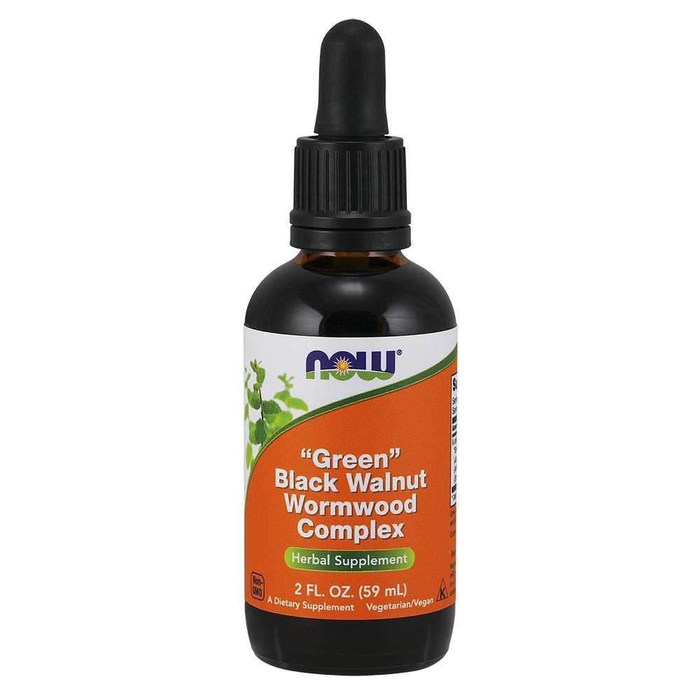 Now Foods Fresh Green Black Walnut Extract 2 Oz Herbs Now Foods  (1059110125611)