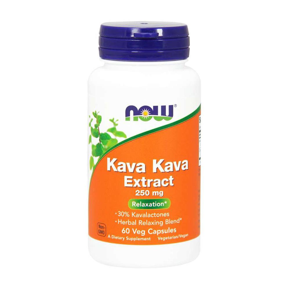 Now Foods Kava Kava 250mg 60 Vege Caps Herbs Now Foods  (1791255576619)