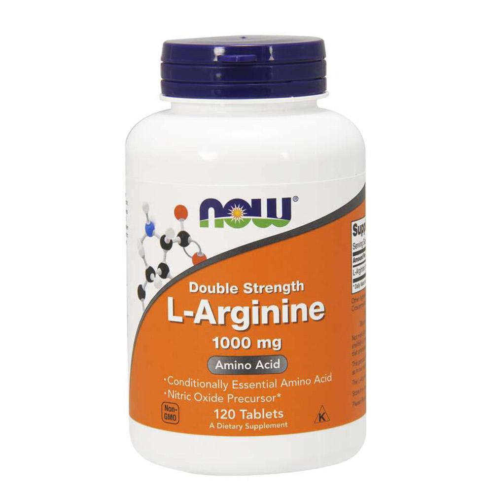 Now Foods L-Arginine 1000mg 120 Tabs Amino Acids Now Foods  (1058131116075)